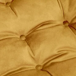 Poszewki I Poduszki Dekoracyjne|Estetica Poduszka siedzisko na krzesło musztardowa VELVIO 40x40 cm