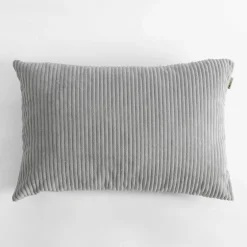 Poszewki I Poduszki Dekoracyjne|inny Poduszka szara MILA CORD 40x60 cm