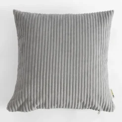 Poszewki I Poduszki Dekoracyjne|inny Poduszka szara MILA CORD 40x40 cm