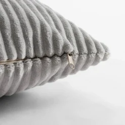 Poszewki I Poduszki Dekoracyjne|inny Poduszka szara MILA CORD 40x40 cm