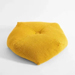 inny Poduszka żółta PUFFY PUF 48x18 cm