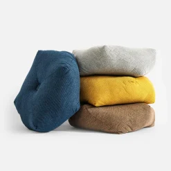 inny Poduszka żółta PUFFY PUF 48x18 cm