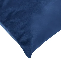 Poszewki I Poduszki Dekoracyjne| Poduszka welurowa granatowa VELVIO 40x60 cm