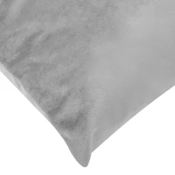 Poduszka welurowa szara VELVIO 40x60 cm