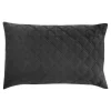 Poduszka z pianki termoelastycznej czarna EMMA 40x60 cm