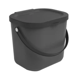 Kosze Na Śmieci|ROTHO Pojemnik do segregacji szary ALBULA, 6 l