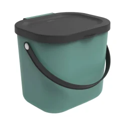 Kosze Na Śmieci|ROTHO Pojemnik do segregacji zielony ALBULA, 6 l