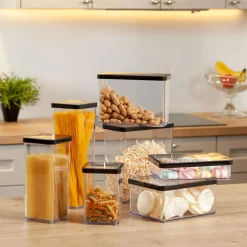 ROTHO Pojemnik do żywności szeroki LOFT czarny 2,25 l