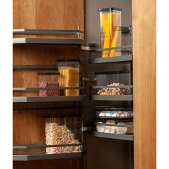 ROTHO Pojemnik do żywności szeroki LOFT czarny 2,25 l