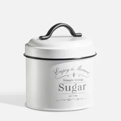 Pojemniki Na Żywność|inny Pojemnik kuchenny biały SUGAR 13 cm