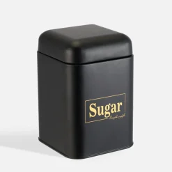 Pojemniki Na Żywność|inny Pojemnik kuchenny czarny SUGAR 19 cm