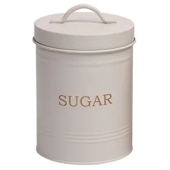 Pojemnik kuchenny na cukier biały 15 cm