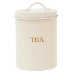 Pojemniki Na Żywność| Pojemnik kuchenny na herbatę biały 15 cm