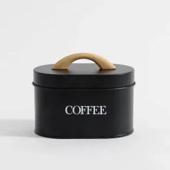 Pojemniki Na Żywność|Prima Cucina Pojemnik kuchenny na kawę czarny 15 cm