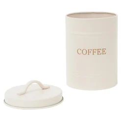 Pojemnik kuchenny na kawę biały 15 cm