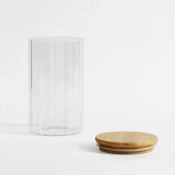 inny Pojemnik kuchenny z bambusową pokrywką 750 ml