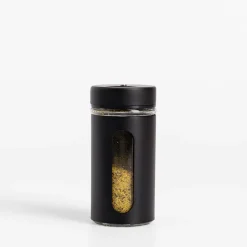 Młynki I Przyprawniki|inny Pojemnik kuchenny z posypywaczem czarny 120 ml