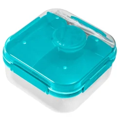 Dzieci Pojemnik lunchbox z przegródkami niebieski LIDO 1,6l