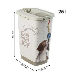 Produkty Dla Zwierząt|ROTHO Pojemnik na karmę i smakołyki dla psa DOG CODY 25 l