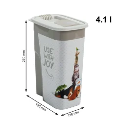 Produkty Dla Zwierząt|ROTHO Pojemnik na karmę i smakołyki dla zwierząt FLO 4,1 I