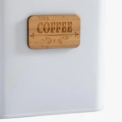 Pojemniki Na Żywność|inny Pojemnik na kawę z bambusową tabliczką COFFEE