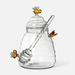 inny Pojemnik na miód z figurkami pszczół BEE 440 ml