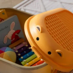 Dzieci Pojemnik na zabawki z kółkami 46x30,5x26,5 cm