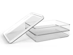 Pojemniki Na Żywność|ROTHO Pojemnik plastikowy biały na ser i wędlinę LOFT 2x 0,85 l