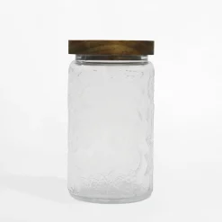 Pojemniki Na Żywność|inny Pojemnik szklany z akacjową pokrywką 1000 ml