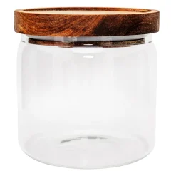 Prima Cucina Pojemnik szklany z akacjową pokrywką 700 ml
