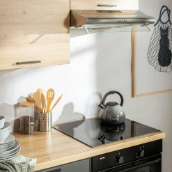 inny Pojemnik szklany z bambusową pokrywką 1300 ml