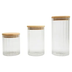 Pojemniki Na Żywność|inny Pojemnik szklany z bambusową pokrywką 430 ml