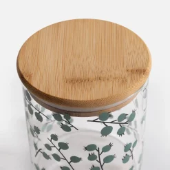 inny Pojemnik szklany z bambusową pokrywką 750 ml