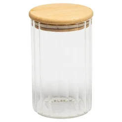 inny Pojemnik szklany z bambusową pokrywką 670 ml