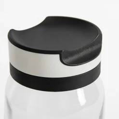inny Pojemnik szklany z czarno-białą pokrywką 650 ml