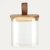 Pojemniki Na Żywność|inny Pojemnik szklany z drewnianą pokrywką 750 ml