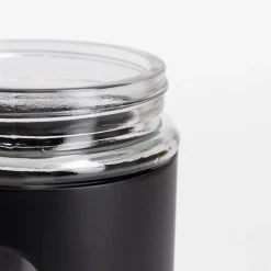 Pojemniki Na Żywność|inny Pojemnik szklany z metalową pokrywką czarny 1000 ml