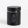 inny Pojemnik szklany z metalową pokrywką czarny 660 ml