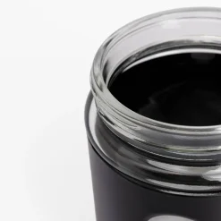 inny Pojemnik szklany z metalową pokrywką czarny 660 ml