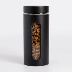 inny Pojemnik szklany z metalową pokrywką czarny 1350 ml