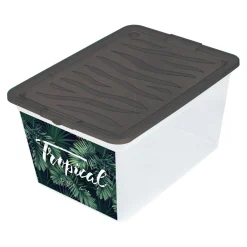 Pudełka I Pojemniki Do Przechowywania| Pojemnik z pokrywą TROPICAL 15 l