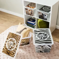 Przechowywanie|Pudełka I Pojemniki Do Przechowywania| Pojemnik z pokrywką SAVE ME ŻYRAFA, 15 l