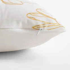 inny Poszewka biała CASILA 45x45 cm