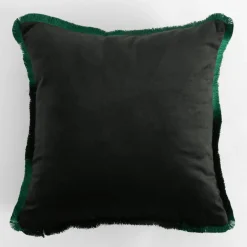 inny Poszewka ciemnozielona z monsterą TROPICANA 45x45 cm