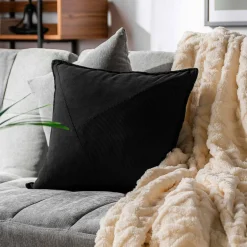 Poszewki I Poduszki Dekoracyjne|inny Poszewka czarna IRENE 45x45 cm