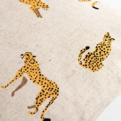 Poszewki I Poduszki Dekoracyjne|inny Poszewka dekoracyjna beżowa w gepardy SUMMY 45x45 cm