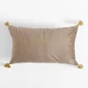 inny Poszewka dekoracyjna ciemnobeżowa DJERBA 30x50 cm