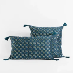Poszewki I Poduszki Dekoracyjne| Poszewka dekoracyjna ciemnoniebieska WAYNE 30x50 cm