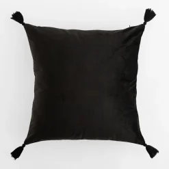 Poszewka dekoracyjna czarna WAYNE 45x45 cm