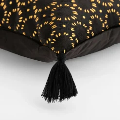 Poszewka dekoracyjna czarna WAYNE 45x45 cm